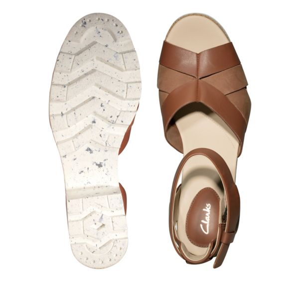 Clarks Womens Rene Daisy Sandals Brown | CA-8632140